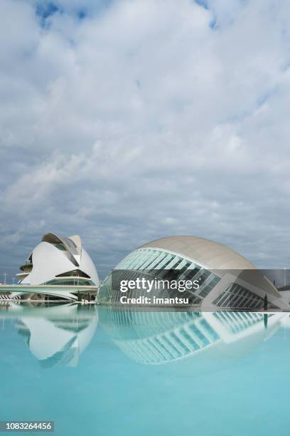 ciudad de las artes y las ciencias valencia - ciudad de las artes y las ciencias fotografías e imágenes de stock