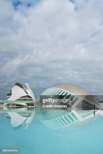 city of arts and sciences valencia - ciutat de les arts i les ciències bildbanksfoton och bilder