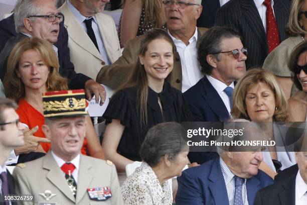 Bastille Day annual military parade in Paris, Consuelo Remmert in Paris, France on July 14th, 2010.