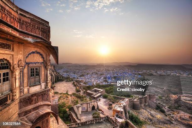 jodhpur - blue city (hdr) - jodhpur 個照片及圖片檔