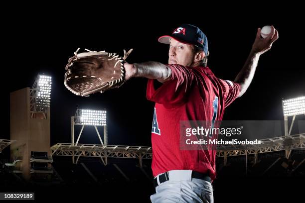 the pitcher - baseball pitcher close up stock pictures, royalty-free photos & images