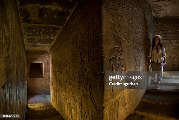 tourist - egypt temple stock pictures, royalty-free photos & images