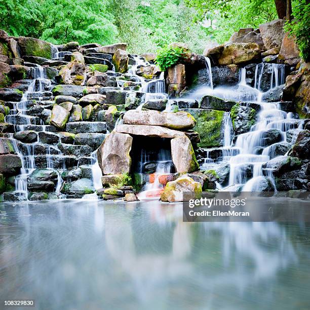 waterfall - virginia water england bildbanksfoton och bilder