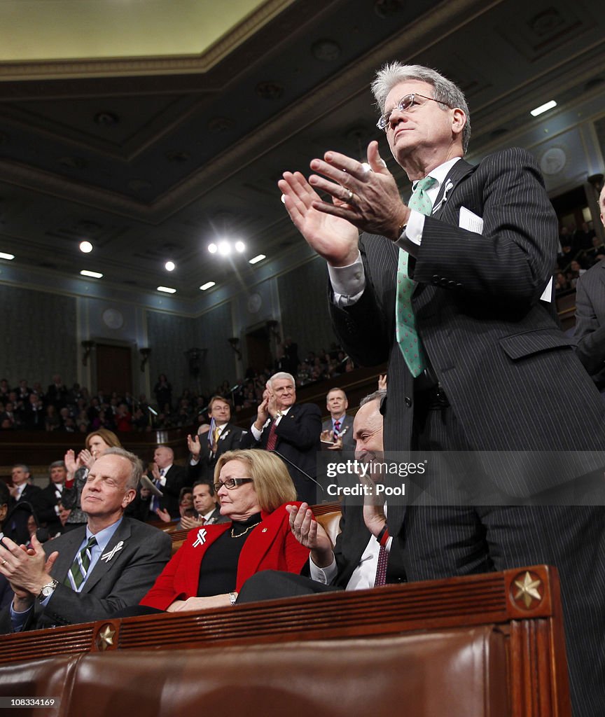 Obama Delivers State Of The Union Address To Joint Session Of Congress