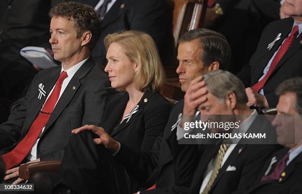 Senator Rand Paul, R-KY; Senator Kirsten Gillibrand, D-NY; Senator John Thune, R-SD; Senator Thomas Carper, D-DE; and Senator Scott Brown, R-MA,...