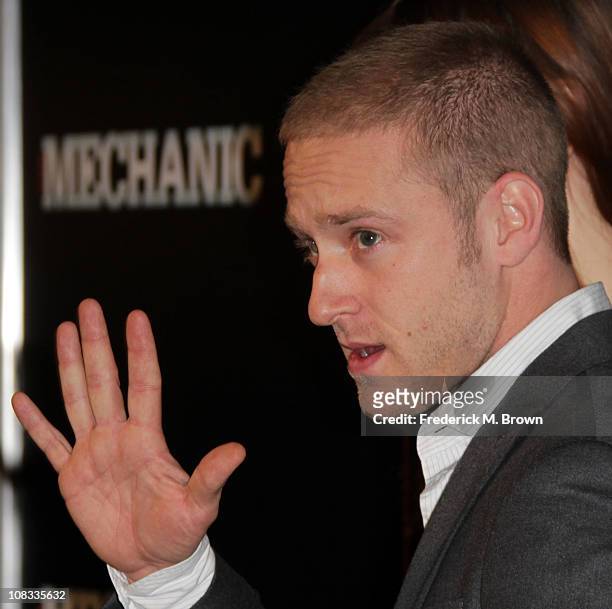 Actor Ben Foster attends the premiere of CBS Films' "The Mechanic" at the Arclight Cinemas on January 25, 2011 in Los Angeles, California.