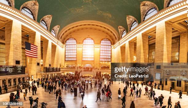 new york city grand central terminal - grand central station manhattan stock pictures, royalty-free photos & images