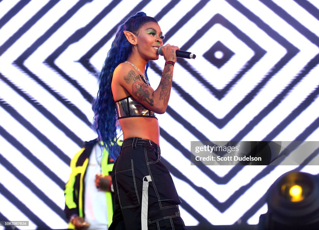 Nazty Mac Rapper Rapper Rico Nasty performs onstage during day 2 of Rolling Loud... News ...
