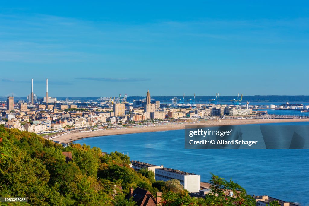 Skyline of Le Havre Normandy France