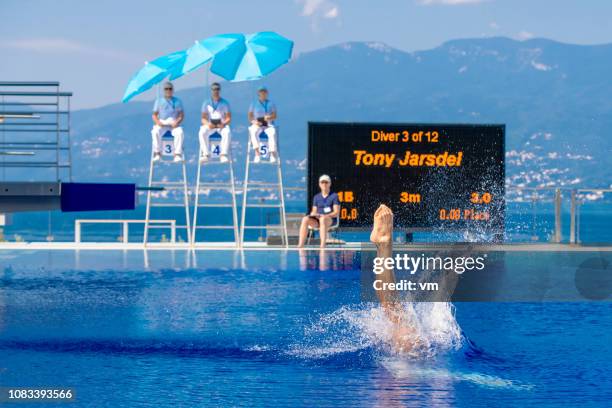 Springboard Swim 17,017 Female Springboard Diver Stock Photos, High-Res Pictures, and ...