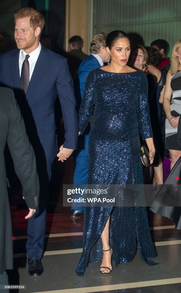 The Duke And Duchess Of Sussex Attend The Cirque du Soleil Premiere Of "TOTEM" In Support Of Sentebale