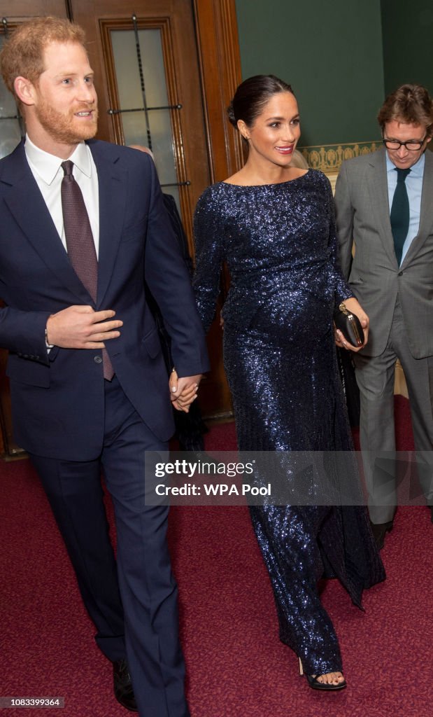 The Duke And Duchess Of Sussex Attend The Cirque du Soleil Premiere Of "TOTEM" In Support Of Sentebale