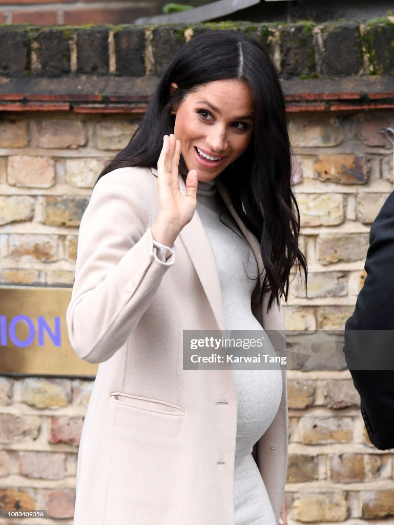 The Duchess Of Sussex Visits Mayhew Animal Welfare Charity