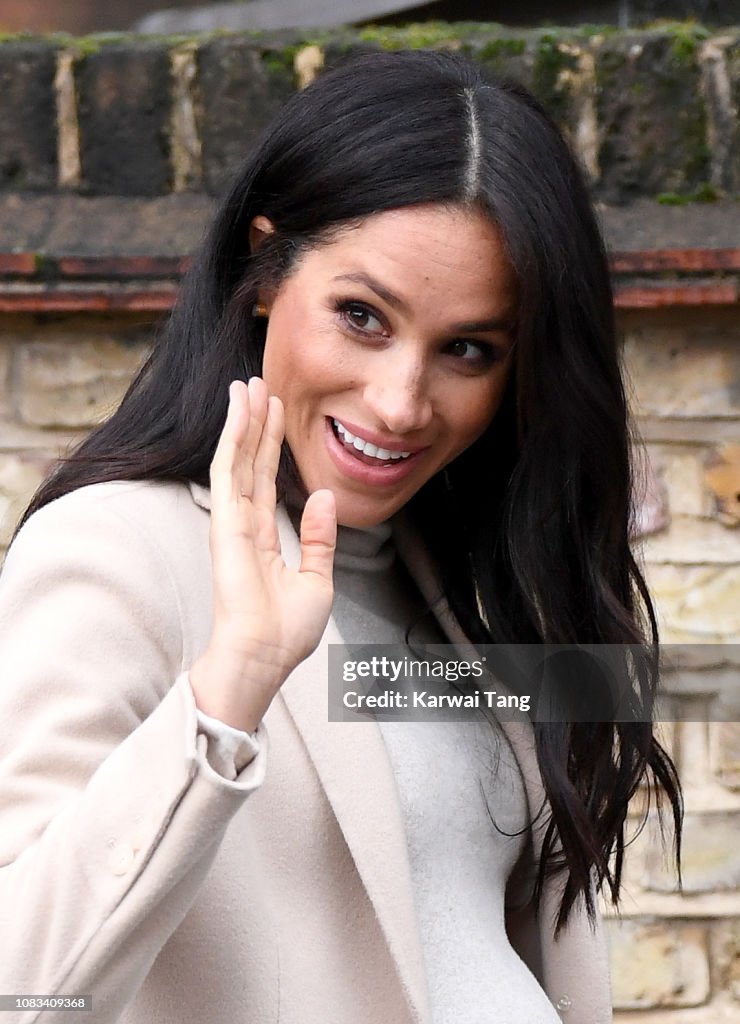 The Duchess Of Sussex Visits Mayhew Animal Welfare Charity