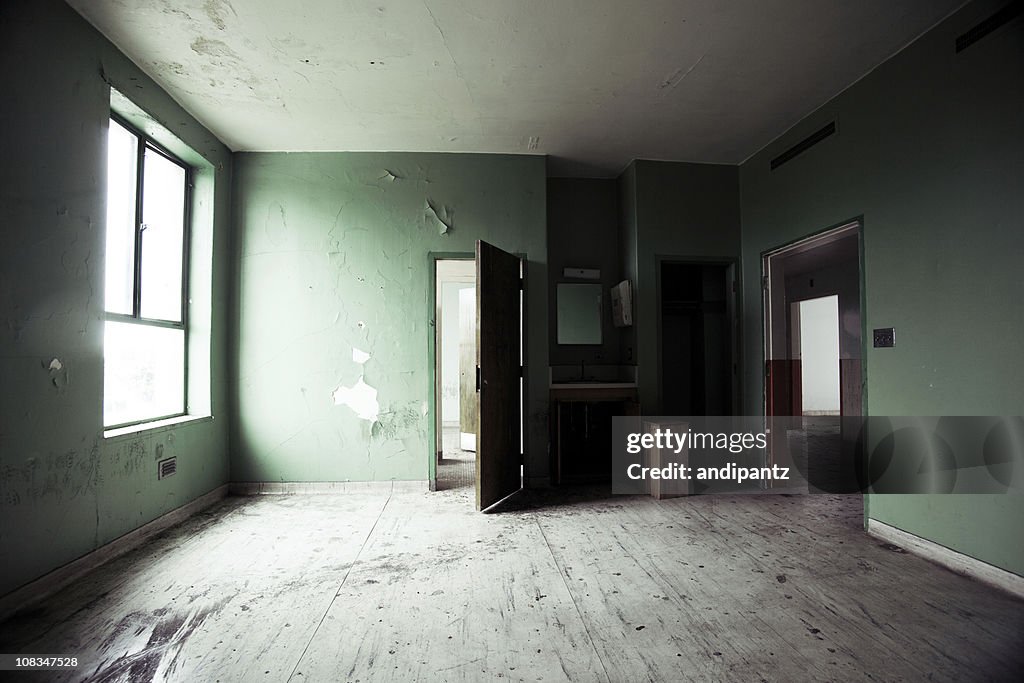 Habitación vacía abandonado