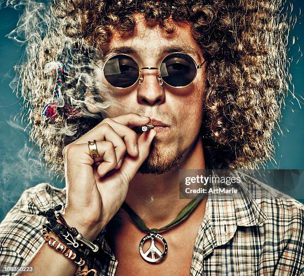 for peace - hippies 1960s stockfoto's en -beelden