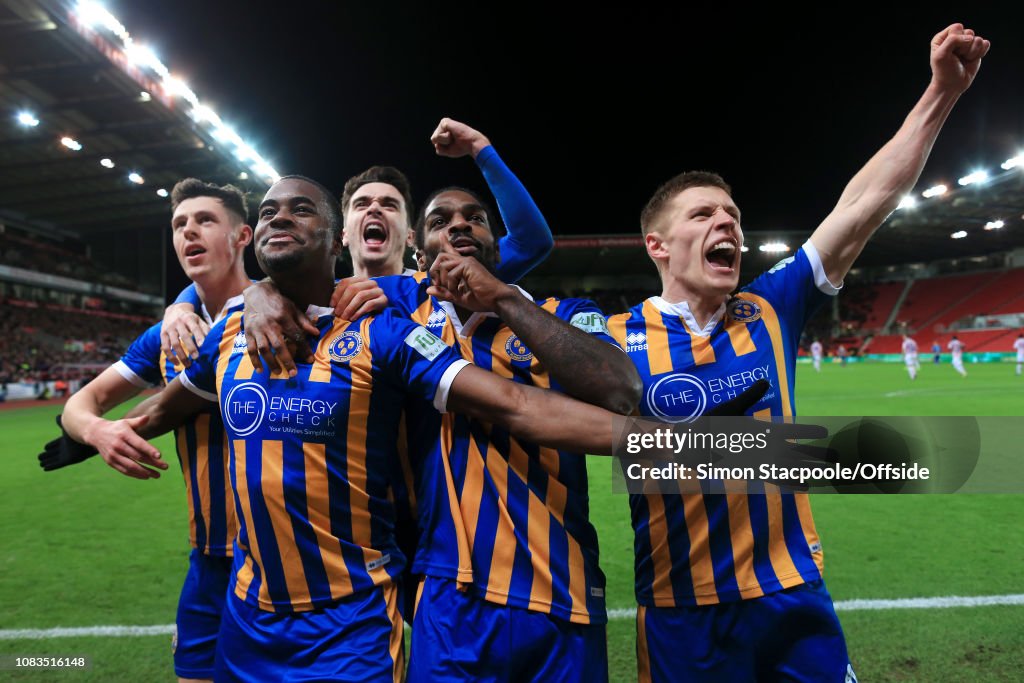 Stoke City v Shrewsbury Town - FA Cup Third Round Replay