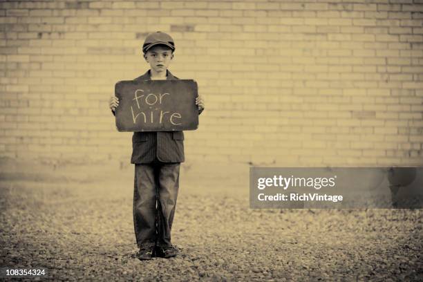 laid off - great depression children stock pictures, royalty-free photos & images