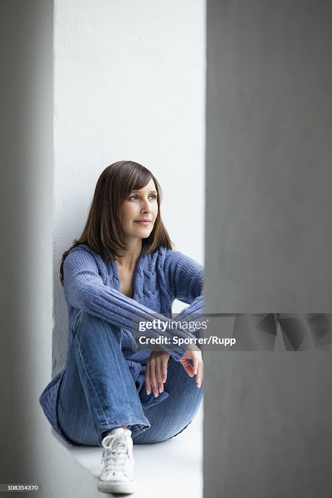 Woman resting