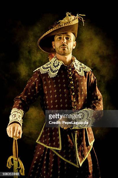 musketeer's pride - renaissance stock pictures, royalty-free photos & images