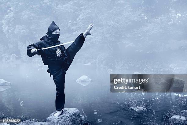 ninja - ninja warrior stock-fotos und bilder