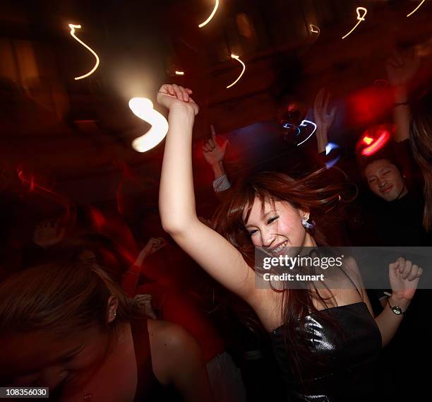 party time - drunk asian women stock pictures, royalty-free photos & images