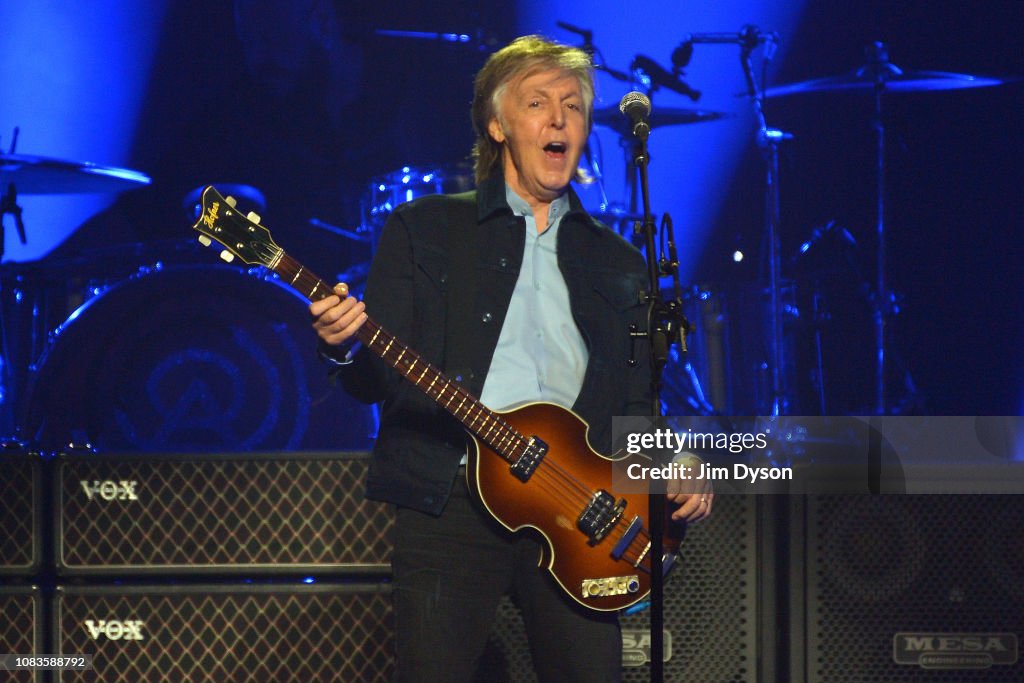 Paul McCartney Performs At The O2 Arena