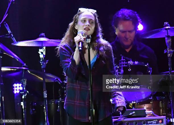 Fiona Apple performs onstage during I Am the Highway: A Tribute to Chris Cornell on January 16, 2019 in Inglewood, California.