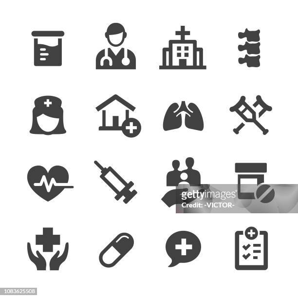 medical icons - acme series - body care stock illustrations