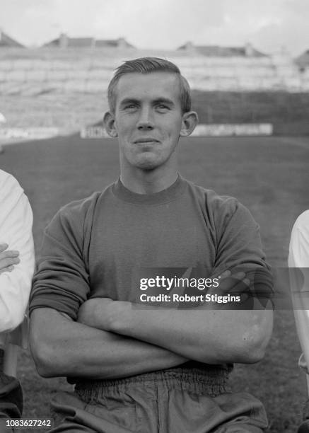 English soccer player Bill Glazier of Crystal Palace FC, London, UK, 21st August 1963.