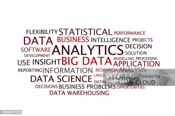 data analytics - word cloud stock pictures, royalty-free photos & images