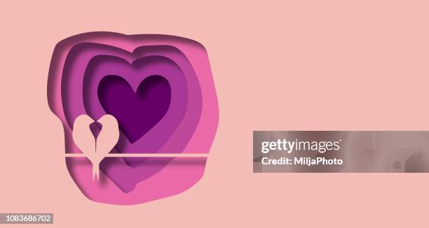 digital paper cut love style - malta stock illustrations