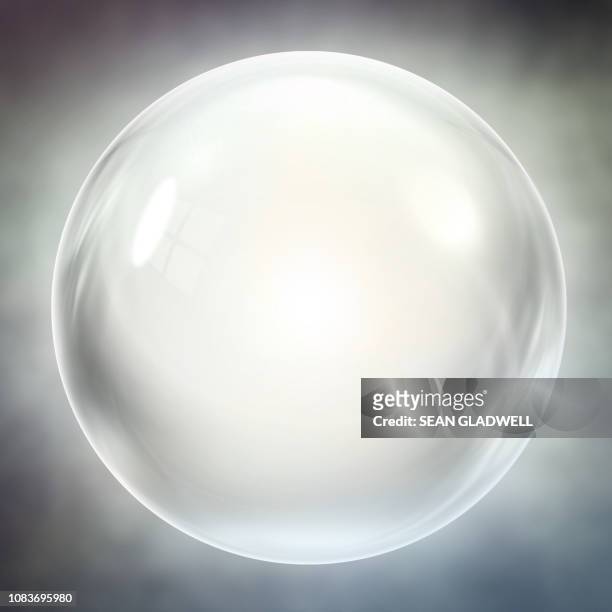 glass ball illustration - glass circle stockfoto's en -beelden