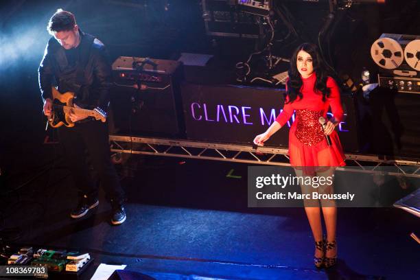 Clare Maguire performs on stage during the second night of 'MTV's Brand New For 2011' at KOKO on January 26, 2011 in London, England.
