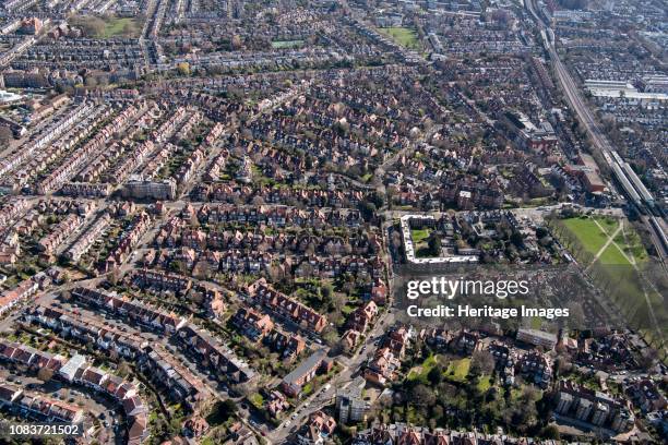 Bedford Park, considered a prototype for later garden suburbs and cities, London, 2018. Bedford Park was built in the 1870s by property developer...