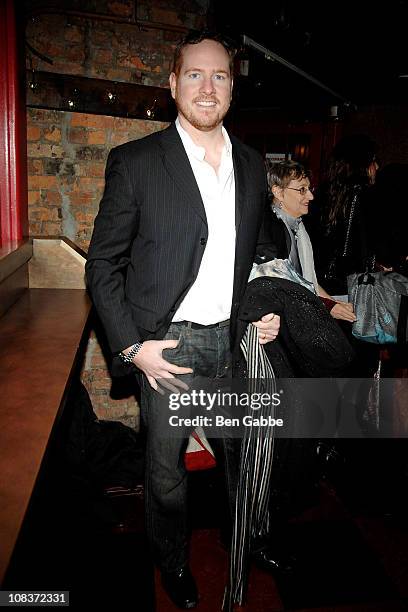 Darren Goldstein attends the after party for the "The New York Idea" Off-Broadway opening night at Garage on January 26, 2011 in New York City.