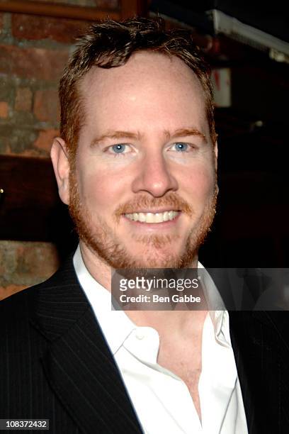 Darren Goldstein attends the after party for the "The New York Idea" Off-Broadway opening night at Garage on January 26, 2011 in New York City.