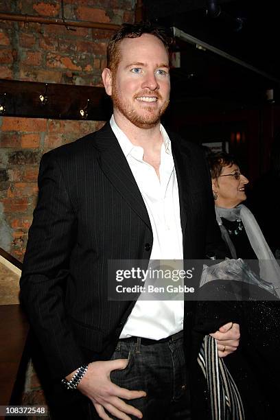 Darren Goldstein attends the after party for the "The New York Idea" Off-Broadway opening night at Garage on January 26, 2011 in New York City.