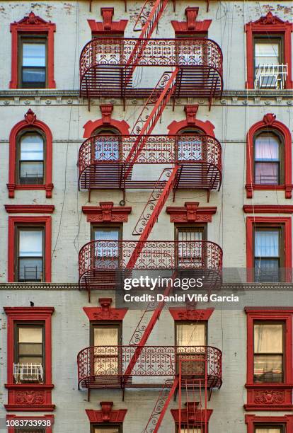 new york apartment buildings - brooklyn brownstone bildbanksfoton och bilder