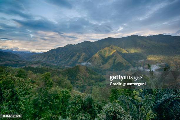 tana toraja-hochland von süd-sulawesi, indonesien - toraja stock-fotos und bilder