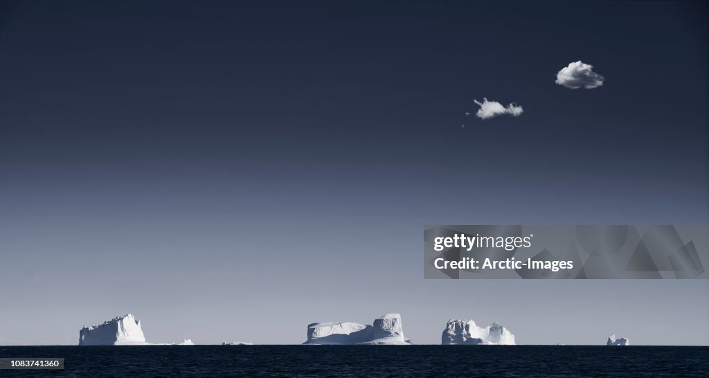 Icebergs, Scoresbysund, Greenland
