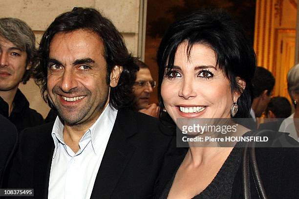 Liane Foly and Andre Manoukian in Paris, France on November 23rd,2007.