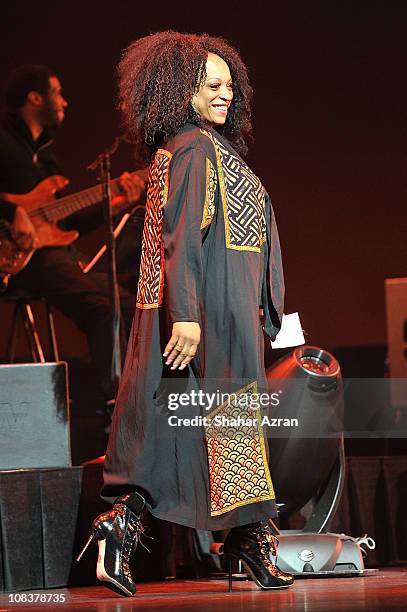 Kathy Jordan Sharpton attends the Amateur Night at the Apollo 2011 Season opening night on January 26, 2011 in New York City.