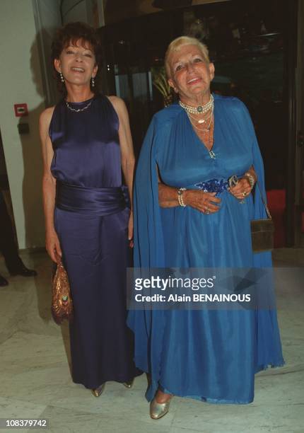Antoinette and her daughter Elizabeth Anne de Massy in Monaco on August 03, 2001.