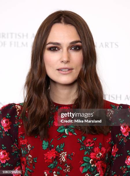 Keira Knightley during her 'A Life In Pictures' at BAFTA on December 17, 2018 in London, England.