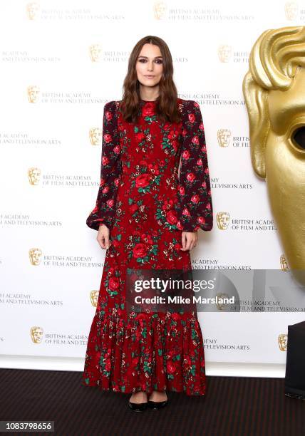 Keira Knightley during her 'A Life In Pictures' at BAFTA on December 17, 2018 in London, England.