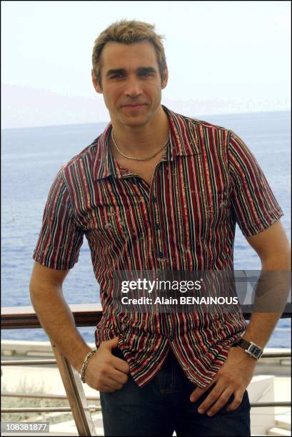 Adrian Paul of 'Highlander' TV series in Monaco on July 03, 2002.