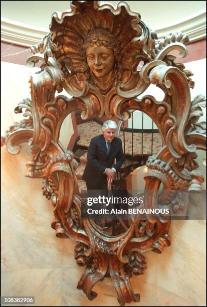 French interior designer Jacques Garcia in Paris, France on January 01, 2002.