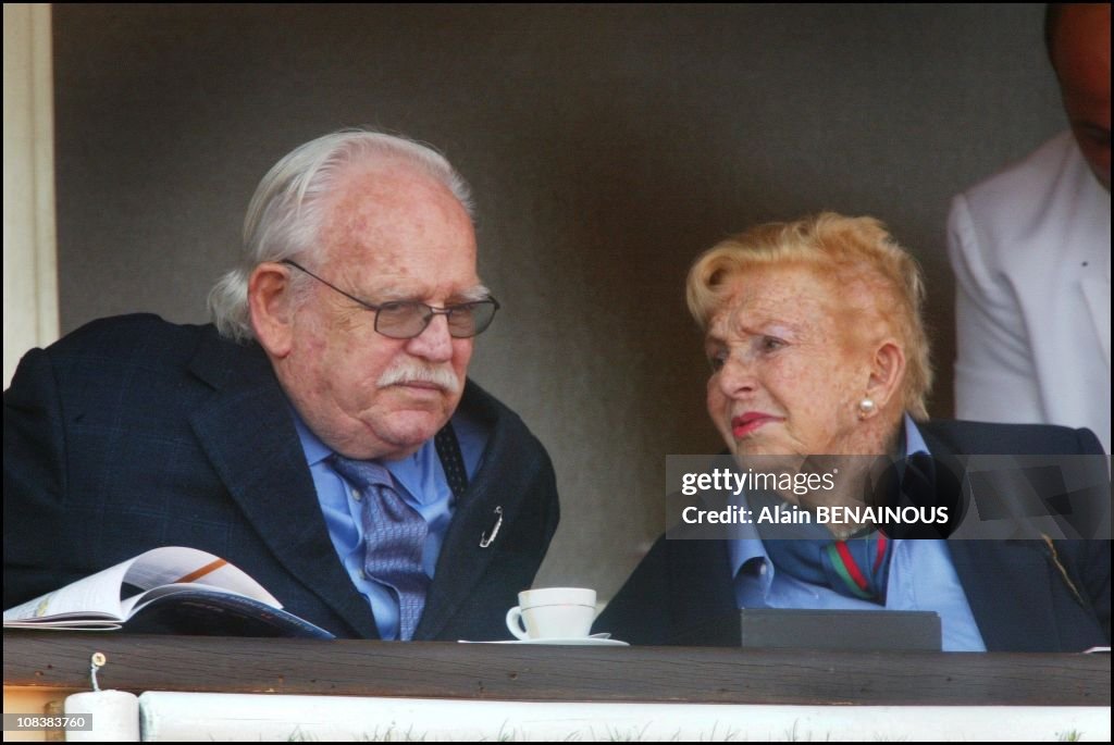 Monaco's Family At The Finals Of Monte Carlo Tennis Master in Monaco on April 21, 2002.
