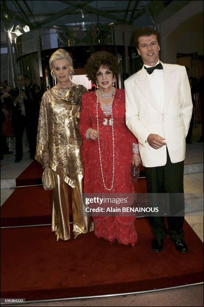 Red Cross Ball in Monaco on August 06, 2004.